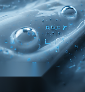 Cosmetic ingredients application visual